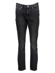 Pepe Jeans Dżinsy "Violet" - Tapered fit - w kolorze czarnym rozmiar: W28/L32. Czarne jeansy Pepe Jeans, l, z aplikacjami, z podwyższonym stanem. Za 179.22 zł.