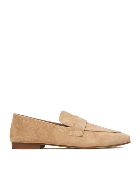GINO ROSSI Lordsy CEO-V1105-55 Beżowy. Brązowe lordsy Gino Rossi, bez wzorów, ze skóry, bez obcasa, bez zapięcia. Za 181.99 zł.