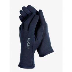 Rękawiczki damskie Rab Power Stretch Pro Glove. Niebieskie rękawiczki RAB, bez wzorów, sportowe. Za 114.99 zł.