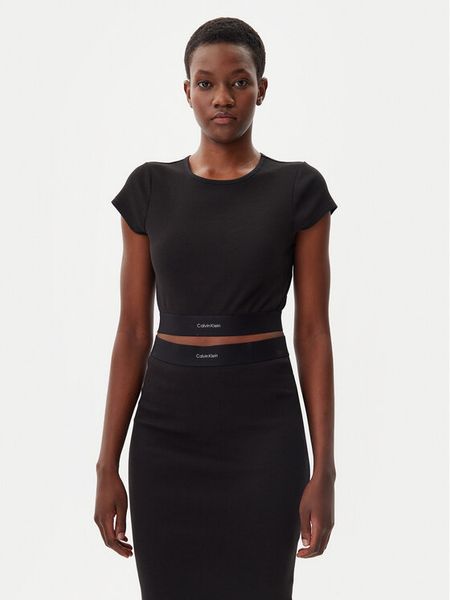 Calvin Klein Underwear T-Shirt LV00QS7349 Czarny Slim Fit. Czarne t-shirty Calvin Klein Underwear, l, bez wzorów, z bawełny, bez kołnierzyka, bez ramiączek. Za 109.99 zł.