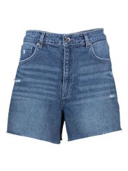 Pepe Jeans Szorty dżinsowe w kolorze niebieskim rozmiar: W27. Niebieskie szorty Pepe Jeans, z aplikacjami, z jeansu, klasyczne, z podwyższonym stanem. Za 132.05 zł.