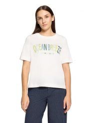 CARTOON Koszulka w kolorze białym rozmiar: 36. Białe bluzki Cartoon, bez wzorów, z bawełny, bez kołnierzyka, bez ramiączek. Za 60.99 zł.