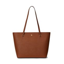 Torebka LAUREN RALPH LAUREN. Brązowe torebki klasyczne Lauren Ralph Lauren, bez wzorów, bez dodatków. Za 1,009.00 zł.