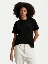 Polo Ralph Lauren T-Shirt 211967104002 Czarny Relaxed Fit. Czarne koszulki polo Polo Ralph Lauren, l, bez wzorów, z bawełny, bez kołnierzyka, bez ramiączek. Za 489.99 zł.