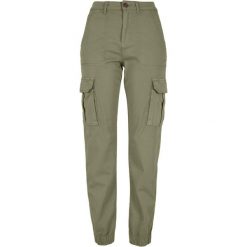 Spodnie Damskie Twill Utility. Szare spodnie dresowe Urban Classics, bez wzorów. Za 179.99 zł.
