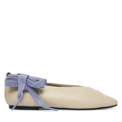 Baleriny Tommy Jeans. Baleriny Tommy Jeans, bez wzorów, z jeansu, bez obcasa. Za 449.99 zł.