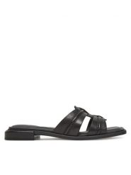 Clarks Klapki Ariany Mule 26181234 Czarny. Czarne klapki Clarks, bez wzorów, ze skóry, bez obcasa. Za 309.99 zł.