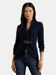 LAUREN RALPH LAUREN Kardigan 200P03473001 Granatowy Regular Fit. Niebieskie kardigany Lauren Ralph Lauren, m, bez wzorów, z bawełny. Za 989.99 zł.