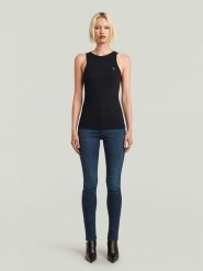 G-Star Top w kolorze czarnym rozmiar: L. Czarne topy G-Star, l, bez wzorów, bez kołnierzyka, bez ramiączek. Za 72.95 zł.