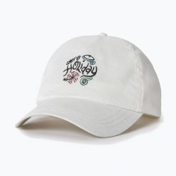 Czapka z daszkiem damska Rip Curl Holiday 5 Panel. Białe czapki Rip Curl, bez wzorów. Za 49.99 zł.