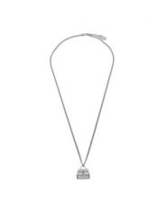 Marc Jacobs Naszyjnik The St. Marc Cuban-Link Chain Necklace 2F3JNC001J37 Srebrny. Szare naszyjniki Marc Jacobs, metalowe. Za 359.99 zł.