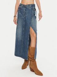 Miss Sixty Spódnica jeansowa 6L3KJ5850000 Niebieski Regular Fit. Niebieskie spódnice Miss Sixty, l, bez wzorów, z bawełny. Za 449.99 zł.