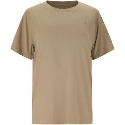 Koszulka damska Whistler Tuloni. Brązowe bluzki Whistler, bez wzorów, bez kołnierzyka, bez ramiączek. Za 161.00 zł.