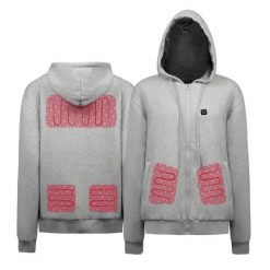 Podgrzewana bluza z kapturem. Szare bluzy G-HEAT, s, bez wzorów, z kapturem. Za 393.98 zł.