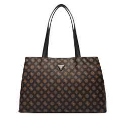 Torba weekendowa Guess. Brązowe torby podróżne Guess, z aplikacjami. Za 799.99 zł.