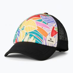 Czapka z daszkiem damska Rip Curl Mixed Yardage Trucker. Brązowe czapki Rip Curl, bez wzorów, z materiału, sportowe. Za 109.99 zł.