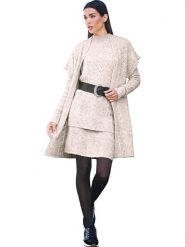 Heine Kardigan w kolorze beżowym rozmiar: 38. Brązowe kardigany Heine, bez wzorów, z wełny. Za 69.58 zł.