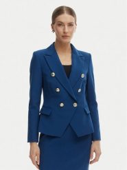 Rinascimento Marynarka CFC0128639003 Niebieski Regular Fit. Niebieskie marynarki i żakiety Rinascimento, l, bez wzorów, z syntetyku. Za 799.99 zł.