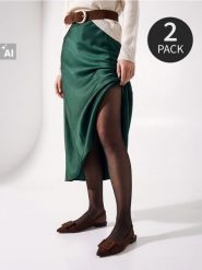 Rajstopy 40 DEN 2 pack - czarny. Czarne rajstopy i pończochy Sinsay, l, bez wzorów. Za 19.99 zł.