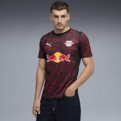 Koszulka piłkarska Puma RB Lipsk 25/26 oficjalna Trzecia. Bluzki Puma, m, bez wzorów, z materiału, sportowe, bez kołnierzyka, bez ramiączek. Za 459.99 zł.