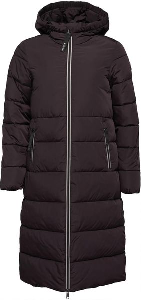 Płaszcz damski Loap Tandora brązowo-czarny. Czarne płaszcze Scarpa, na zimę, s, bez wzorów, z materiału, z kapturem. Za 259.69 zł.
