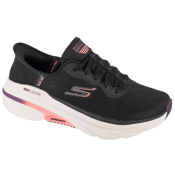 Buty sportowe damskie, Slip-Ins: Max Cushioning Arch Fit 2.0 - Antilles. Czarne obuwie sportowe Skechers, bez zapięcia. Za 549.99 zł.