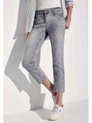 Street One Dżinsy - Slim fit - w kolorze szarym rozmiar: W30/L26. Szare jeansy Street One, l, bez wzorów. Za 162.49 zł.