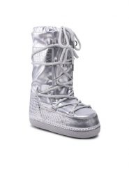 DeeZee Śniegowce NS9032-01 Srebrny. Szare trapery i śniegowce DeeZee, z syntetyku. Za 199.99 zł.