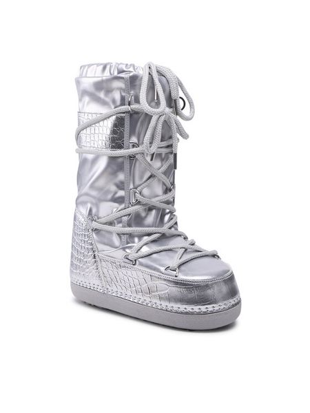 DeeZee Śniegowce NS9032-01 Srebrny. Szare trapery i śniegowce DeeZee, z syntetyku. Za 199.99 zł.