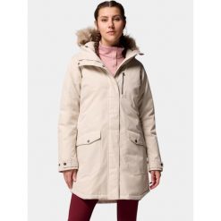Płaszcz Zimowy Damski Columbia Suttle Mountain. Brązowe płaszcze Columbia, na zimę, bez wzorów, z puchu, bez kaptura. Za 999.00 zł.