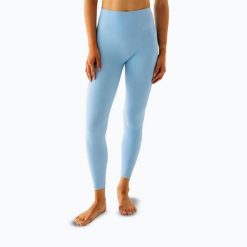 Legginsy do jogi damskie JoyInMe Oneness Yoga 7/8. Niebieskie legginsy Joy in me, s, bez wzorów, z elastanu. Za 379.99 zł.