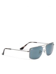 Ray-Ban Okulary przeciwsłoneczne 0RB3779 Srebrny. Szare okulary przeciwsłoneczne Ray-Ban, bez wzorów. Za 729.99 zł.