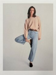 Jeansy barrel leg z paskiem - niebieski. Niebieskie jeansy Reserved, bez wzorów. Za 159.99 zł.