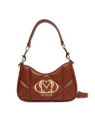 LOVE MOSCHINO Torebka JC4080PP1NLC0312 Brązowy. Brązowe torebki klasyczne Love Moschino, bez wzorów, ze skóry, bez dodatków. Za 1,019.00 zł.