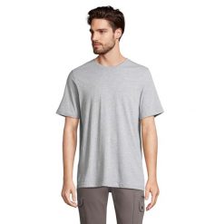 Koszulka Z Okrągłym Dekoltem Unisex Dla Dorosłych Tuner Melange. Szare bluzki SOL'S, s, bez wzorów, sportowe, bez kołnierzyka, bez ramiączek. Za 63.99 zł.