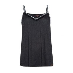 Damski tank top Protest Flawless 20 Spaghetti. Czarne topy Protest, bez wzorów, bez kołnierzyka, bez ramiączek. Za 173.00 zł.