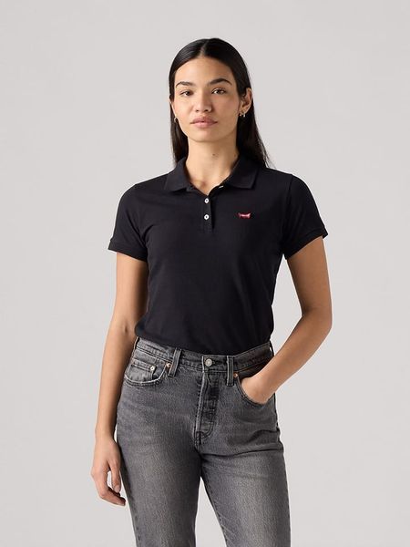Levi's Koszulka polo w kolorze czarnym rozmiar: S. Czarne bluzki Levi's®, s, bez wzorów, bez kołnierzyka, bez ramiączek. Za 109.95 zł.