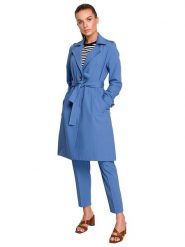 Stylove Płaszcz w kolorze niebieskim rozmiar: L. Niebieskie płaszcze Stylove, l, bez wzorów, z tkaniny, bez kaptura. Za 414.95 zł.