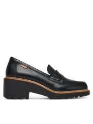 Pikolinos Półbuty W7A-3904 Czarny. Czarne czółenka Pikolinos, bez wzorów, ze skóry, bez obcasa, na obcasie, bez zapięcia. Za 659.99 zł.
