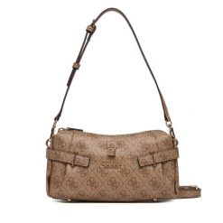 Torebka Guess. Brązowe torebki klasyczne Guess, z aplikacjami, bez dodatków. Za 549.99 zł.