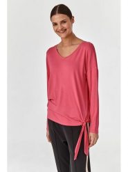 TATUUM Bluzka w kolorze różowym rozmiar: XL. Różowe bluzki Tatuum, xl, bez wzorów, bez kołnierzyka, bez ramiączek. Za 30.42 zł.