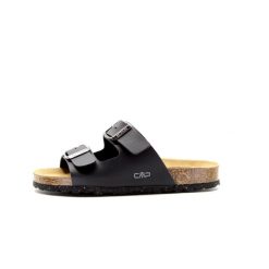 Klapki damskie CMP ECO THALITHA. Czarne klapki CMP, bez wzorów, bez obcasa. Za 149.99 zł.