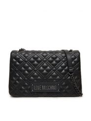 LOVE MOSCHINO Torebka JC4014PP1LLA000A Czarny. Czarne torebki klasyczne Love Moschino, bez wzorów, ze skóry, bez dodatków. Za 769.99 zł.