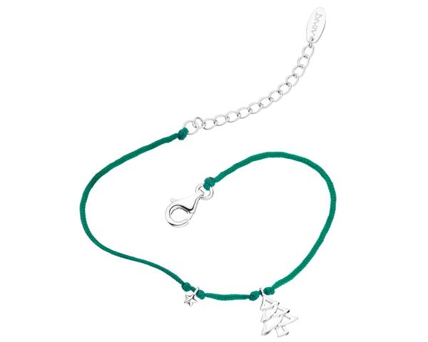 Bransoletka srebrna - choinka. Szare bransoletki Apart, srebrne. W wyprzedaży za 65.40 zł.