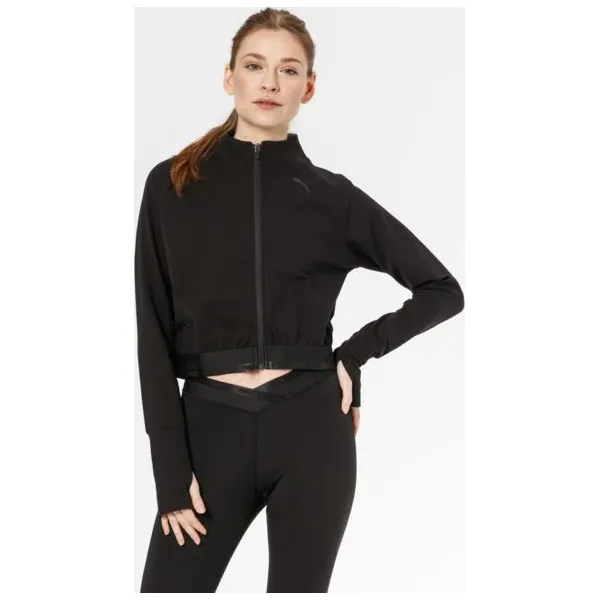 Puma Bluza Soft Sports , czarny, rozmiar M. Czarne bluzy Puma, m, bez wzorów, z bawełny, bez kaptura. W wyprzedaży za 159.99 zł.