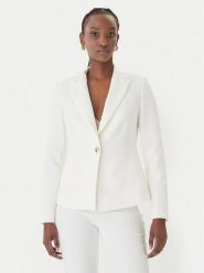 Rinascimento Marynarka CFC0128647003 Biały Regular Fit. Białe marynarki i żakiety Rinascimento, l, bez wzorów, z syntetyku. Za 679.99 zł.