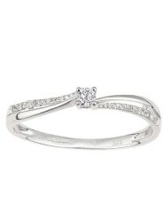 Revoni Złoty pierścionek z diamentami rozmiar: 54. Szare pierścionki Revoni, z diamentem, złote. Za 1,391.99 zł.