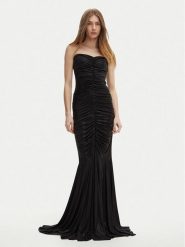 NORMA KAMALI Sukienka wieczorowa ST3243LMD47001 Czarny Slim Fit. Czarne sukienki Norma Kamali, m, bez wzorów, z syntetyku, wizytowe, bez kołnierzyka, bez ramiączek. Za 1,119.00 zł.