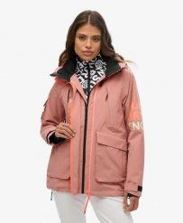 Superdry Ski Ultimate Rescue Jacket — Wodoszczelna i oddychająca kurtka. Czerwone kurtki narciarskie Superdry, bez wzorów, bez kaptura, narciarskie. Za 1,063.00 zł.