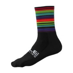 Skarpety rowerowe Alé Flash. Czarne skarpety ALÉ CYCLING, bez wzorów. Za 59.99 zł.